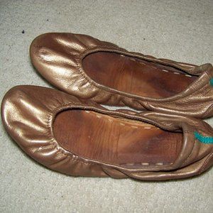 Metallic Gold Tieks by Gavrieli sz 6 LOOK!